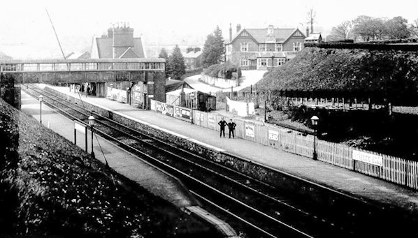 1910's? Seaton Junction station. (From Seaton Junction History, by Rick Wood)
