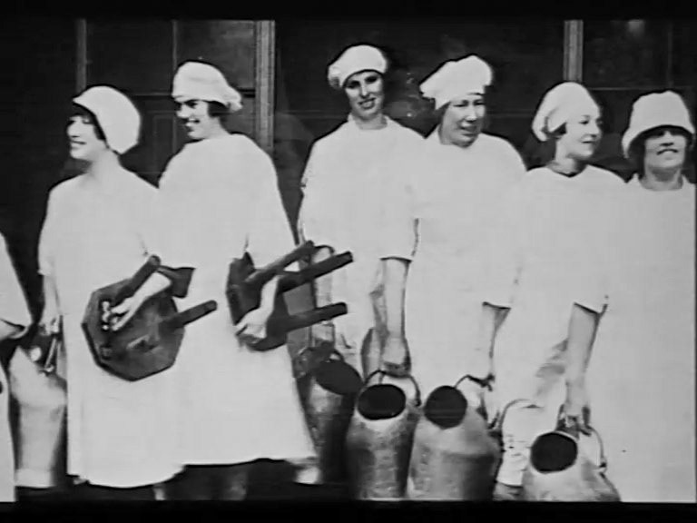 1865 Knowledge of Bacteriology was increasing at this time, with Lister's  antiseptic surgery. George Barham started to design hygienic dairy equipment, and formed The Dairy Supply Company to market this. (Express 125 Years video still)