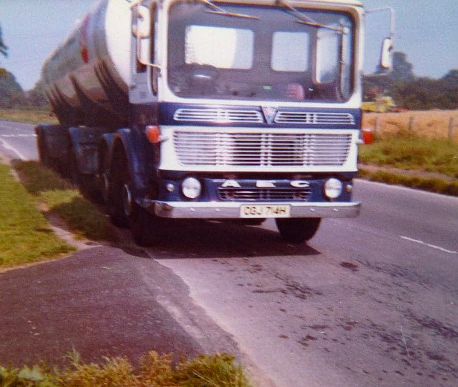 1983 Minsterley. Express Dairy tanker (Courtesy Lorraine Fletcher)
