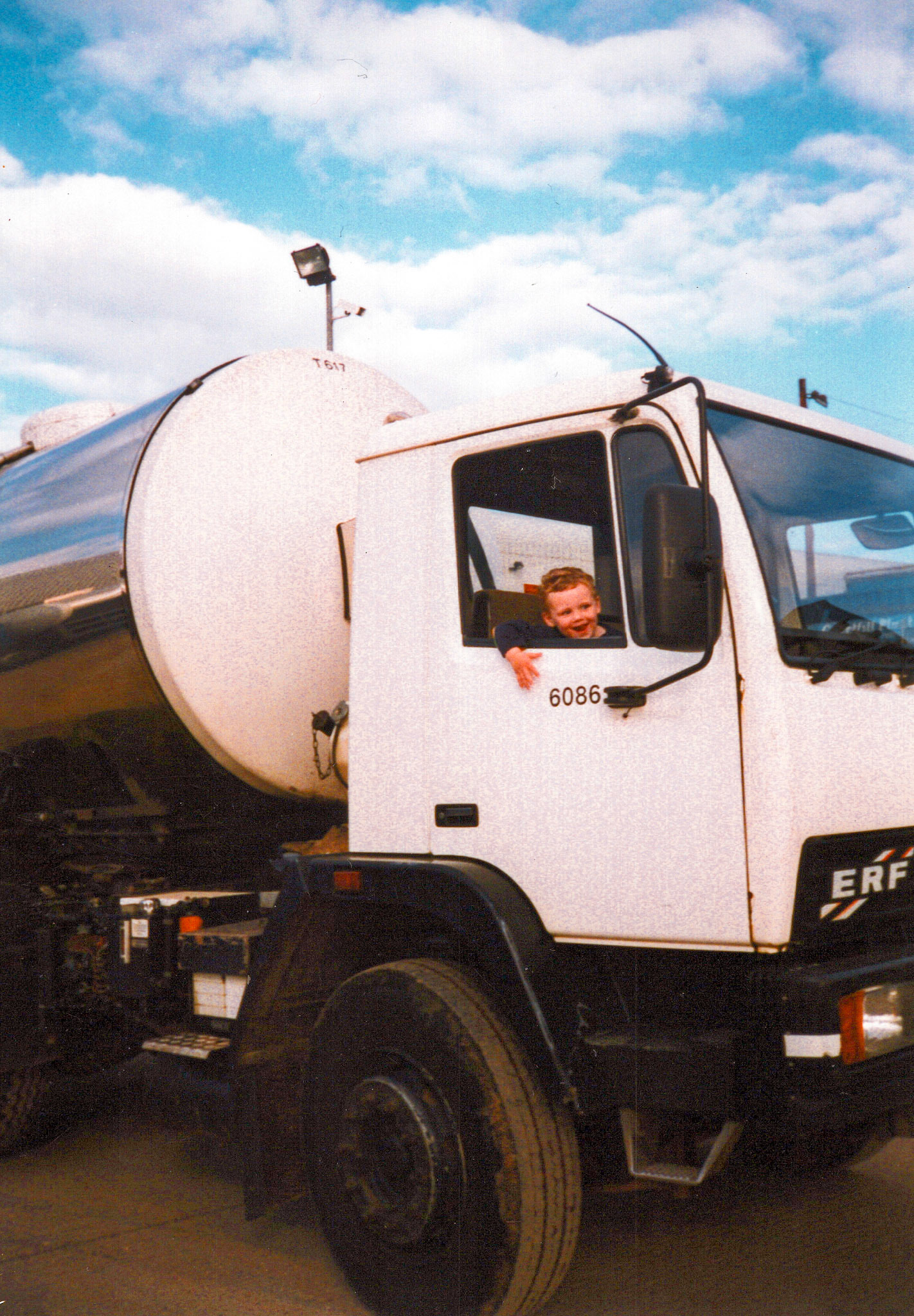 1999 Honiton, Rob Hawker's grandson, Calum Hawker