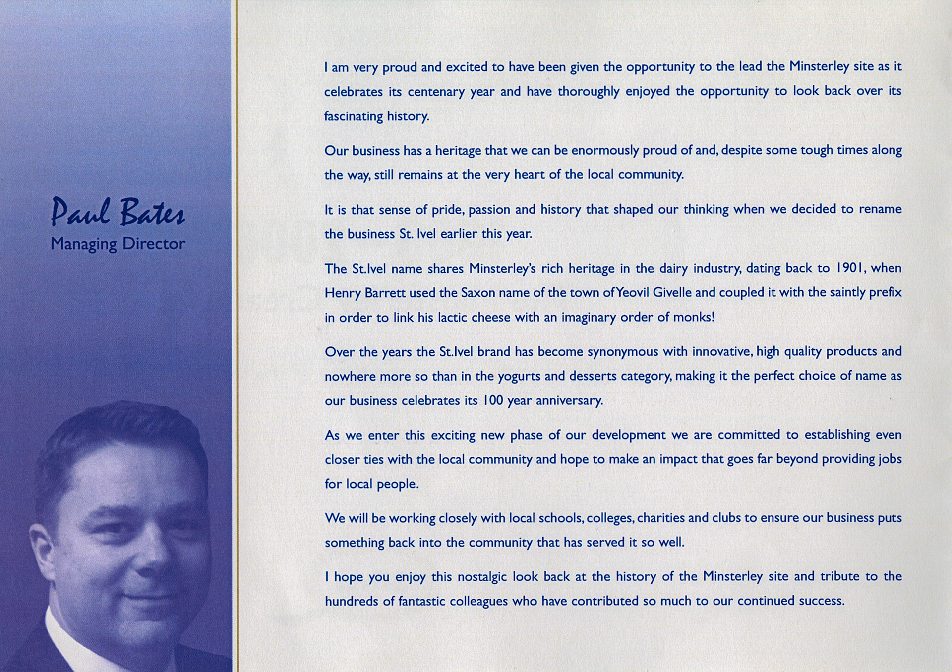 2006 'The Minsterley Creamery 1906-2006' (Courtesy Steven Harley)