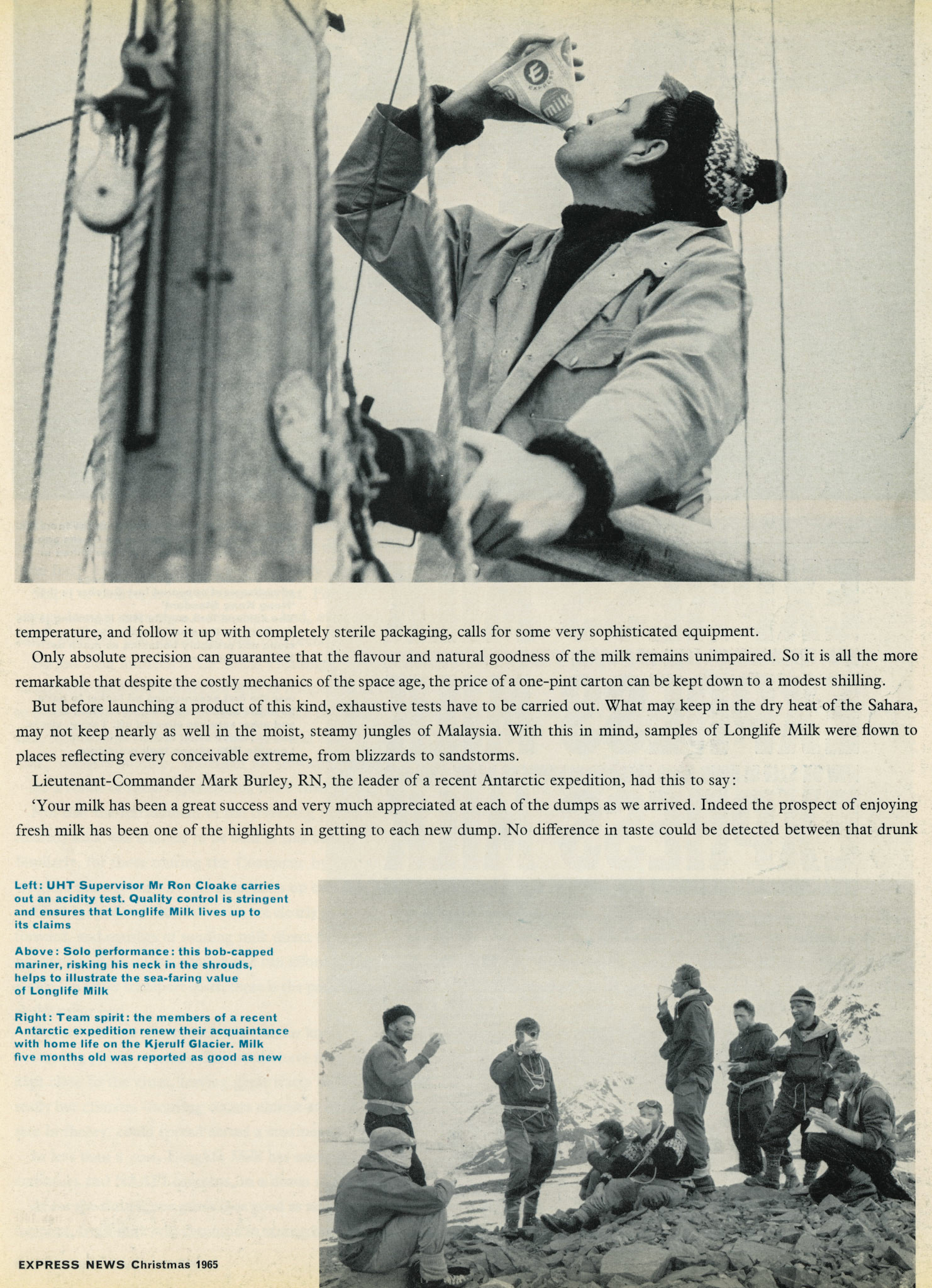 1965 Milk for Export