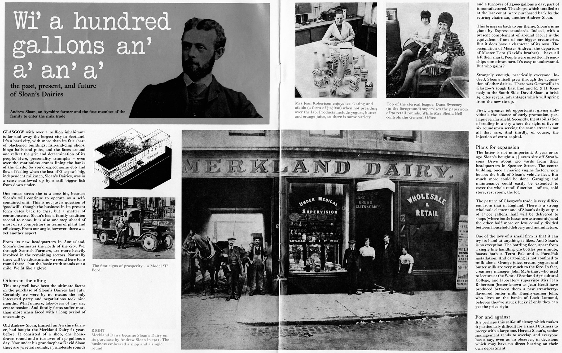 1972 Sloan's Dairies - past, present and future