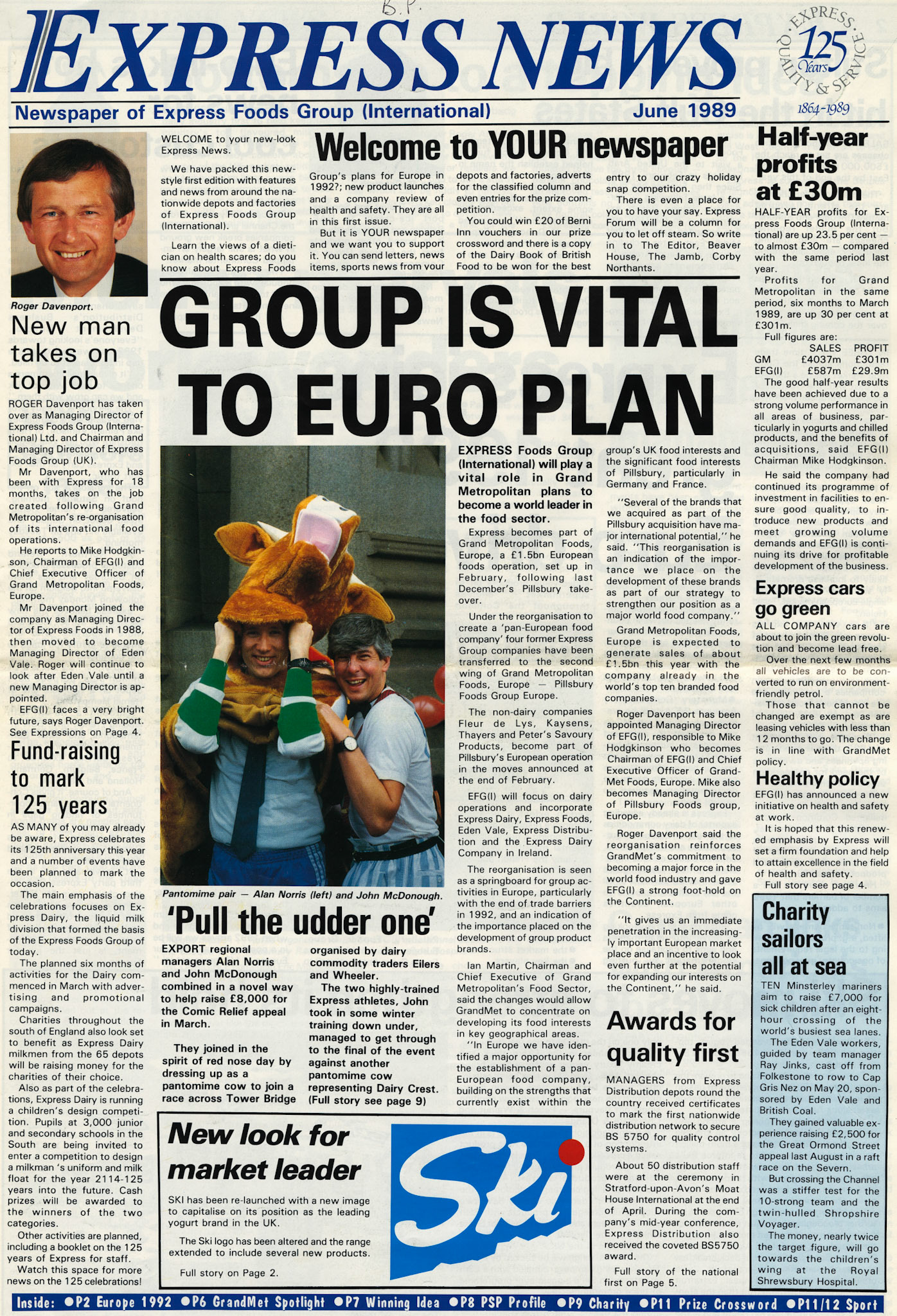 1989 June Express Foods News Front Cover (Courtesy Beryl Purslove)
