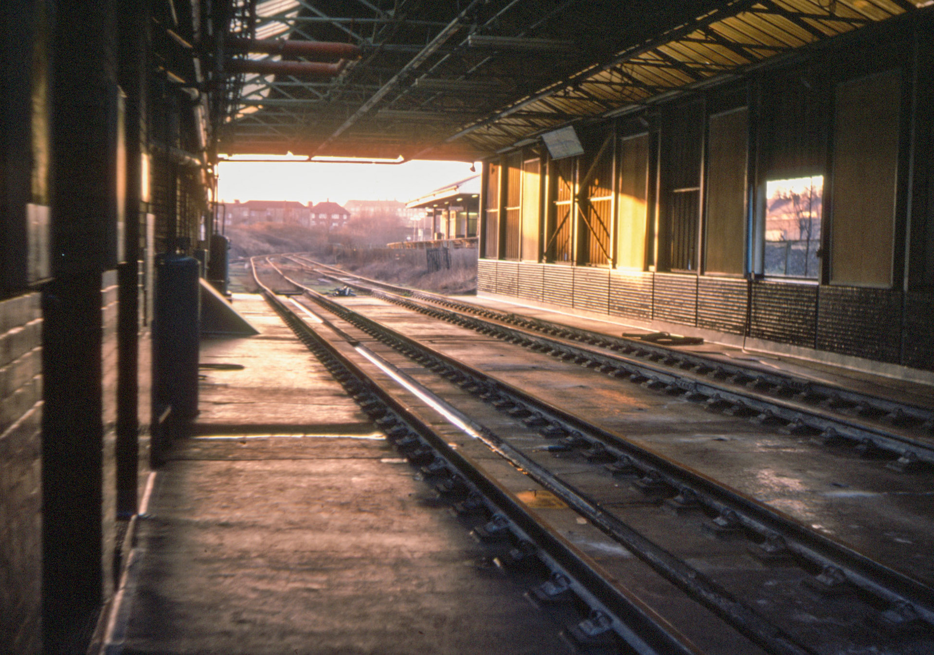 1979 South Morden rail siding just prior to removal, Express Dairy Tales collection