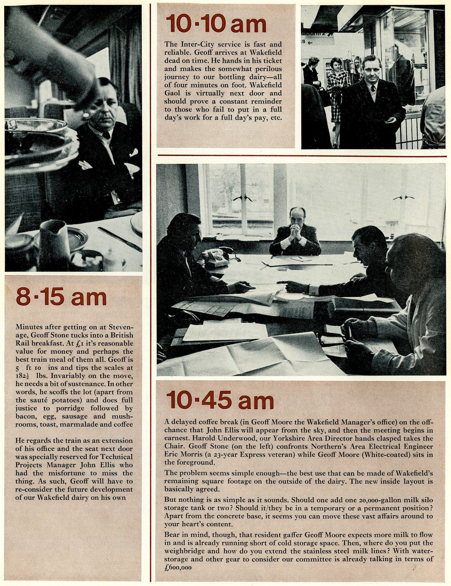 1974 A Day in the Life of Geoff Stone, Milk Division Chief Engineer, accompanied by John Ellis, Special Projects