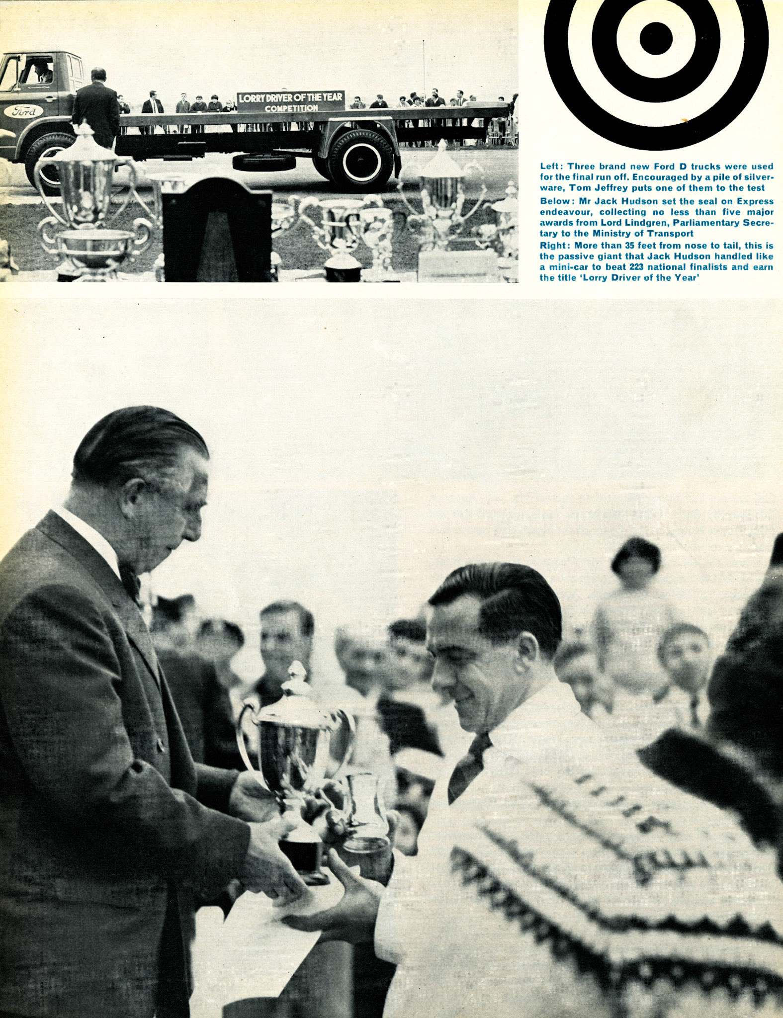 1965 National Lorry Driver of the Year Competition at Bramcote, near Coventry