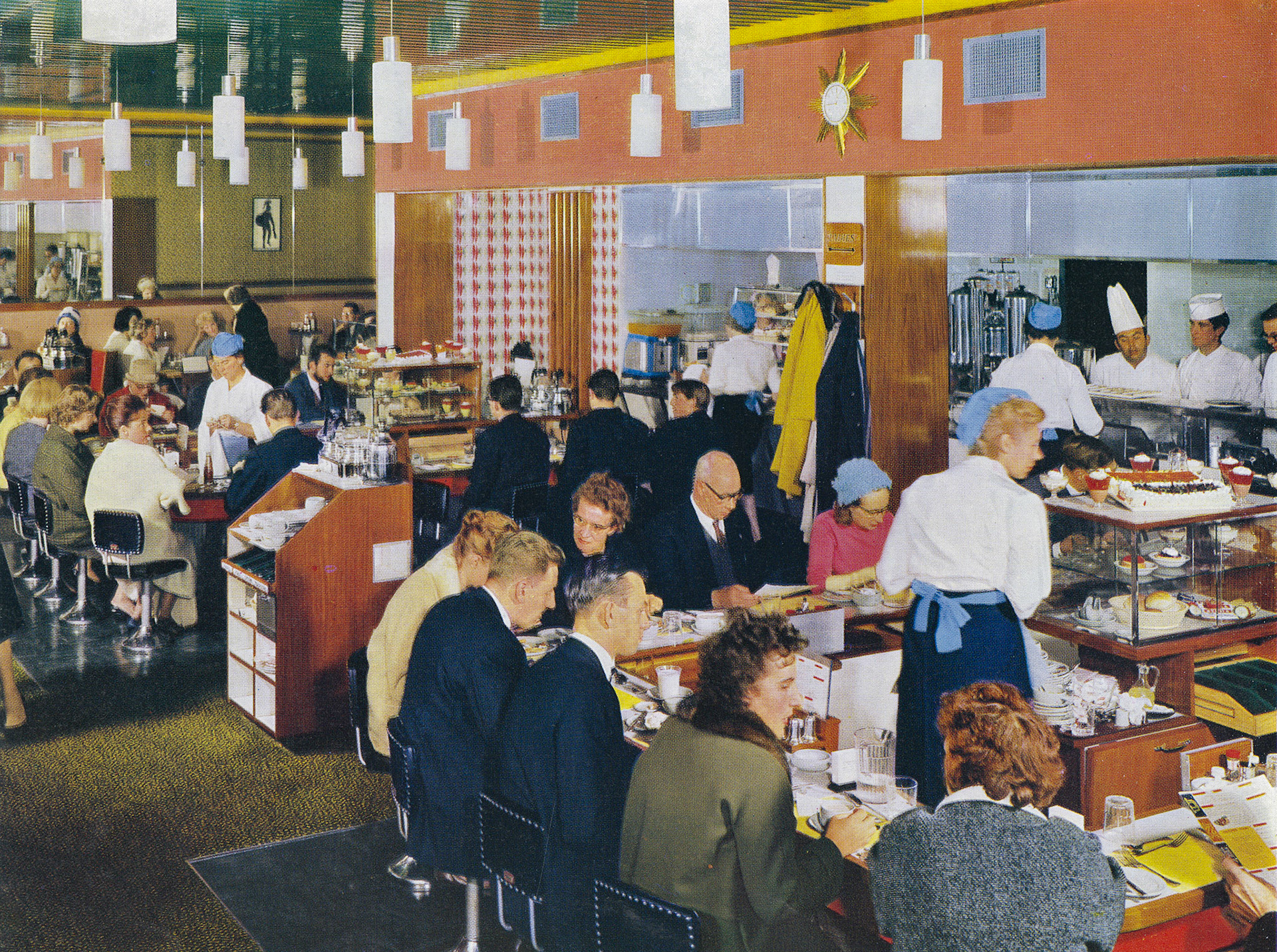1964 Express Restaurant in Croydon High Street (From 'Express in Focus (Courtesy Brian Rebbeck)