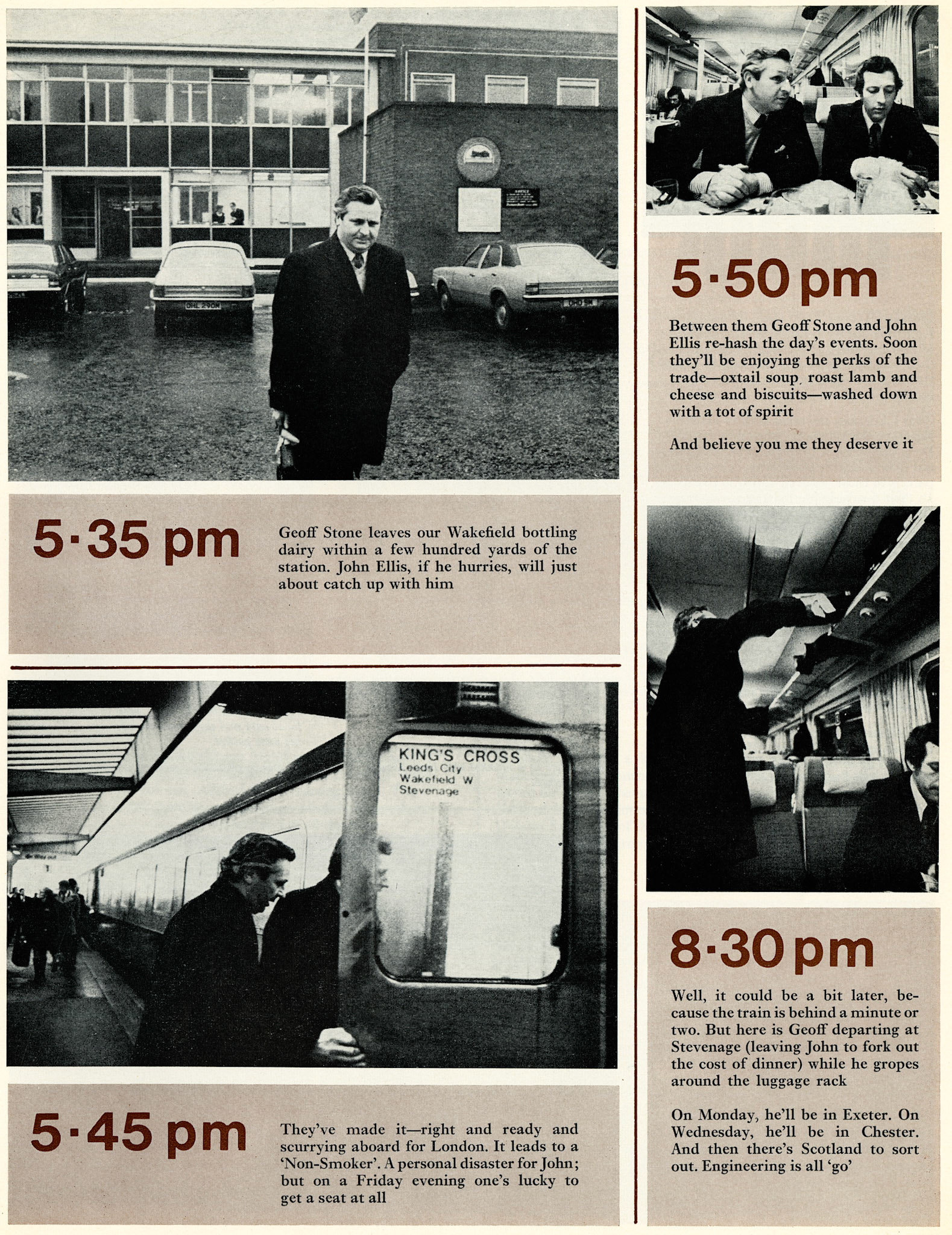 1974 A Day in the Life of Geoff Stone, Milk Division Chief Engineer, accompanied by John Ellis, Special Projects