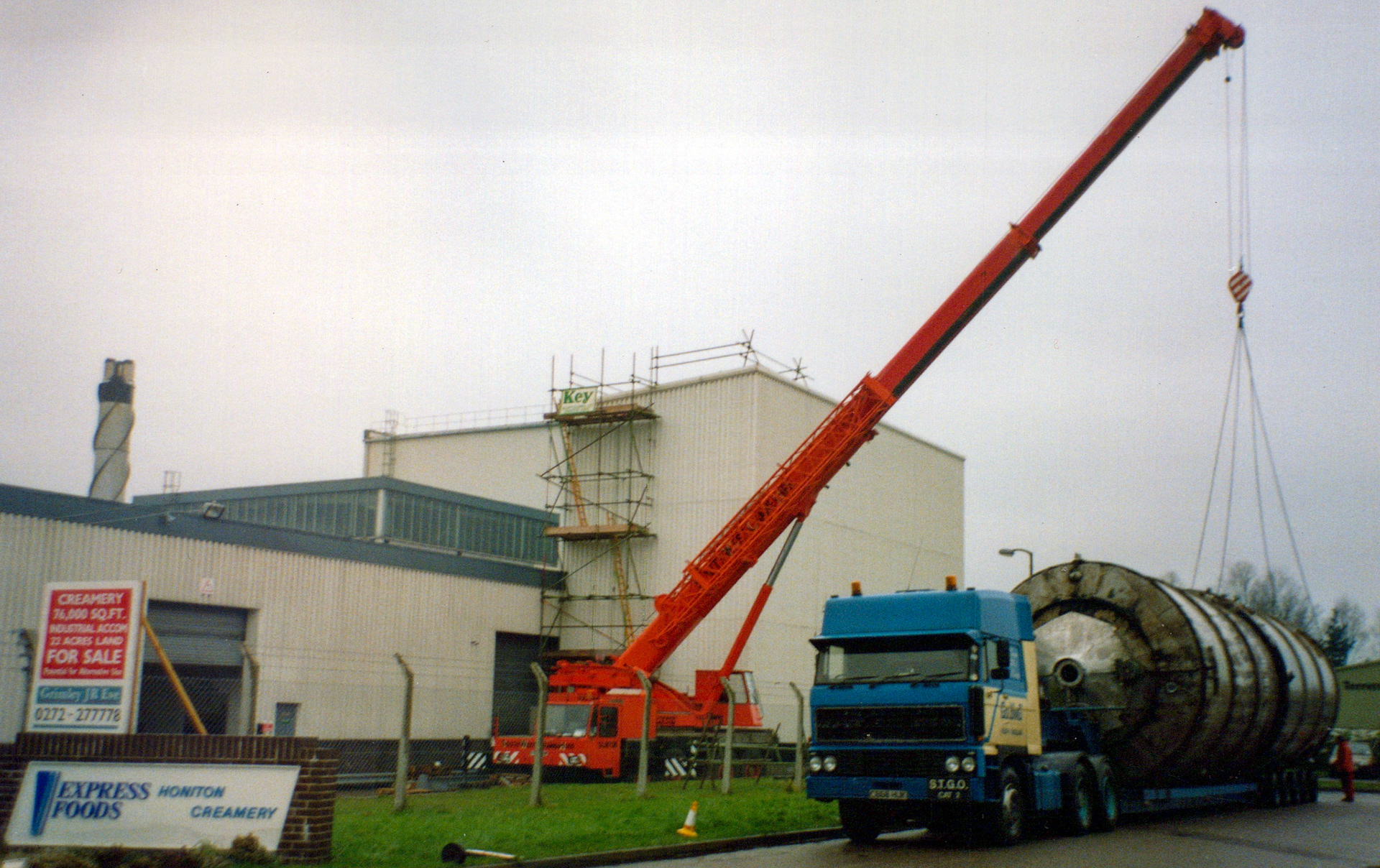 1992 Plant dismantling in progress (Courtesy Bill Wilson)