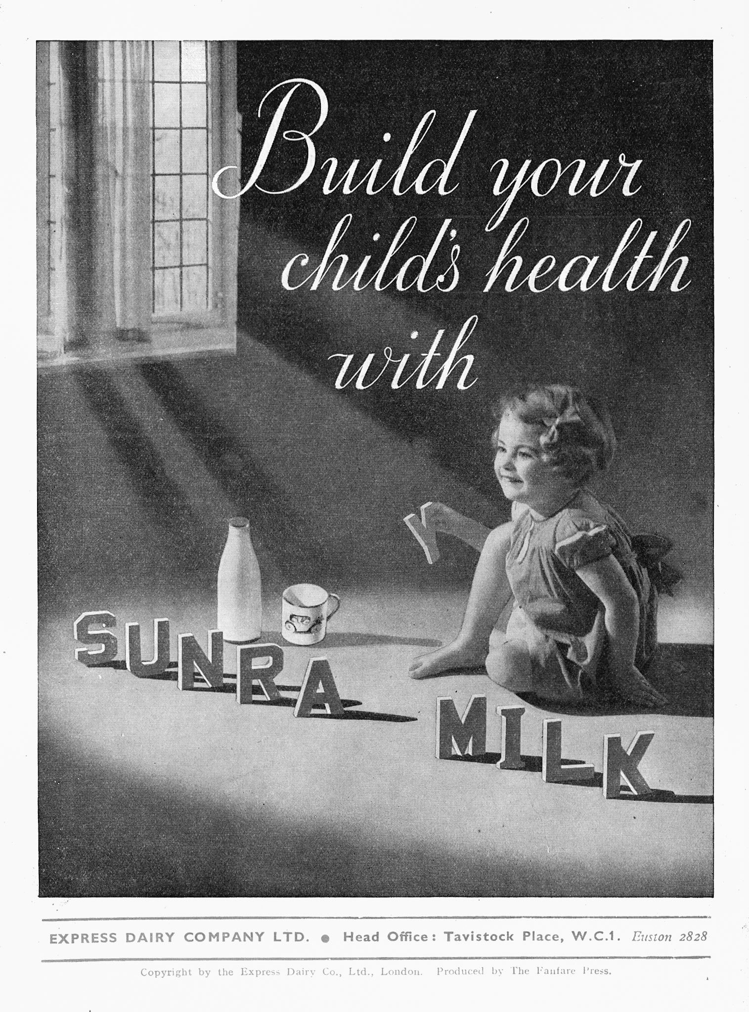 1934 November-Dairymaid Magazine 41 Back Cover (Express Dairy Tales Archive)