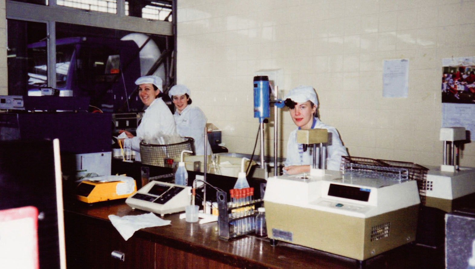 1991 Honiton prior to closure, Sheila Webber, Peta Wakeham... (Courtesy Wendy Hawker)