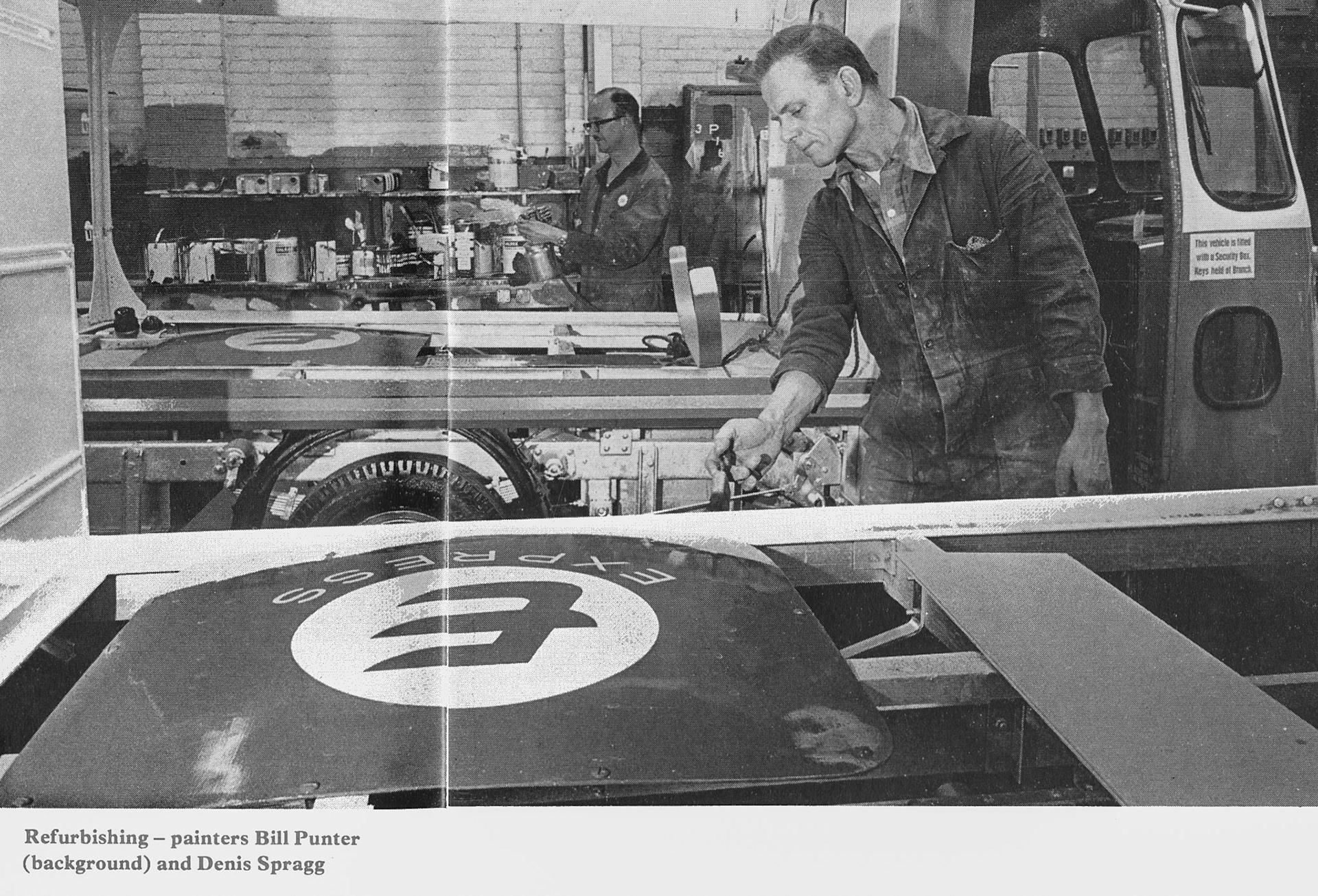 1977 EVM Staff-Bill Punter and Denis Spragg. (Express News Spring)