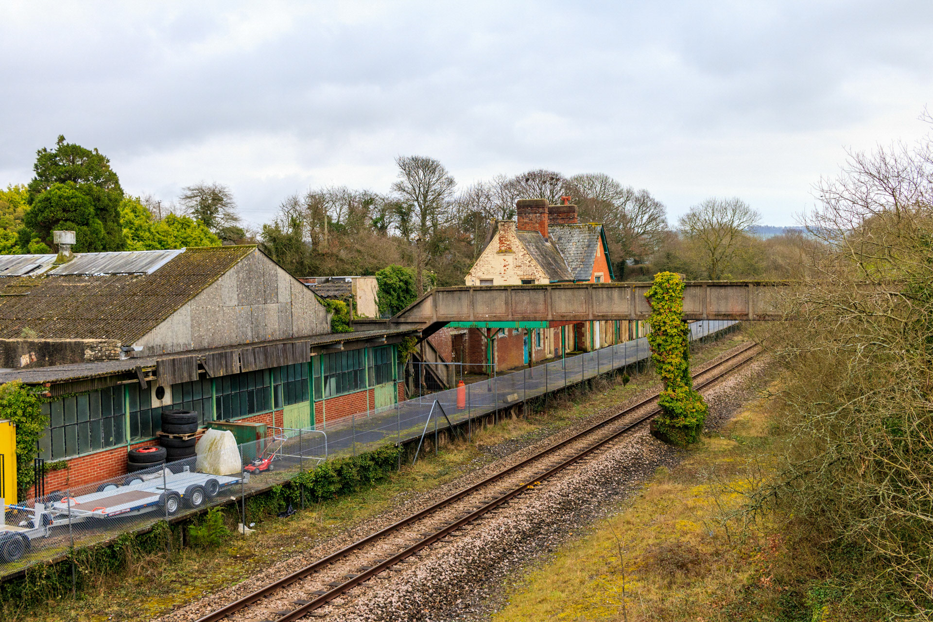 2010-2019 Seaton Junction. Gareth Barnard comments "Some images I've taken between 2010 and 2019, including when HST's were diverted though it on the 1st March 2019". (Courtesy Gareth Barnard, Disused Stations FB Group)