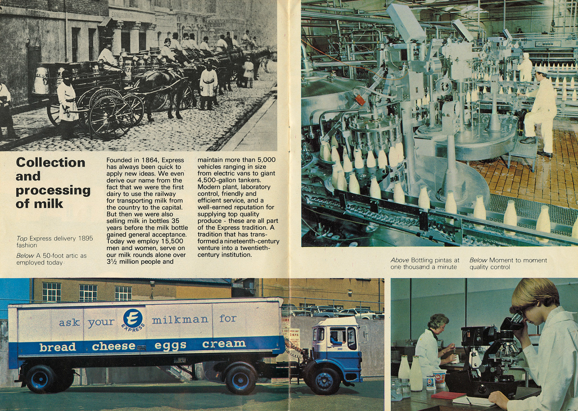 1985 Express in Action Brochure