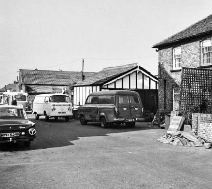 1976 Northolt Depot at West End Farm, Yeading Lane, with Express milk float."These properties no longer exist, the buildings replaced with residential flats and the concrete area turned into Cornelia Drive, a cul-de-sac with more housing." Chris Devine comments "My Grandad Bill Elsworth was one of the managers in Northolt depot late 70s 80s." (Part images from the London Picture Archive, Catalogue No: SC_PHL_01_617_76_4013).