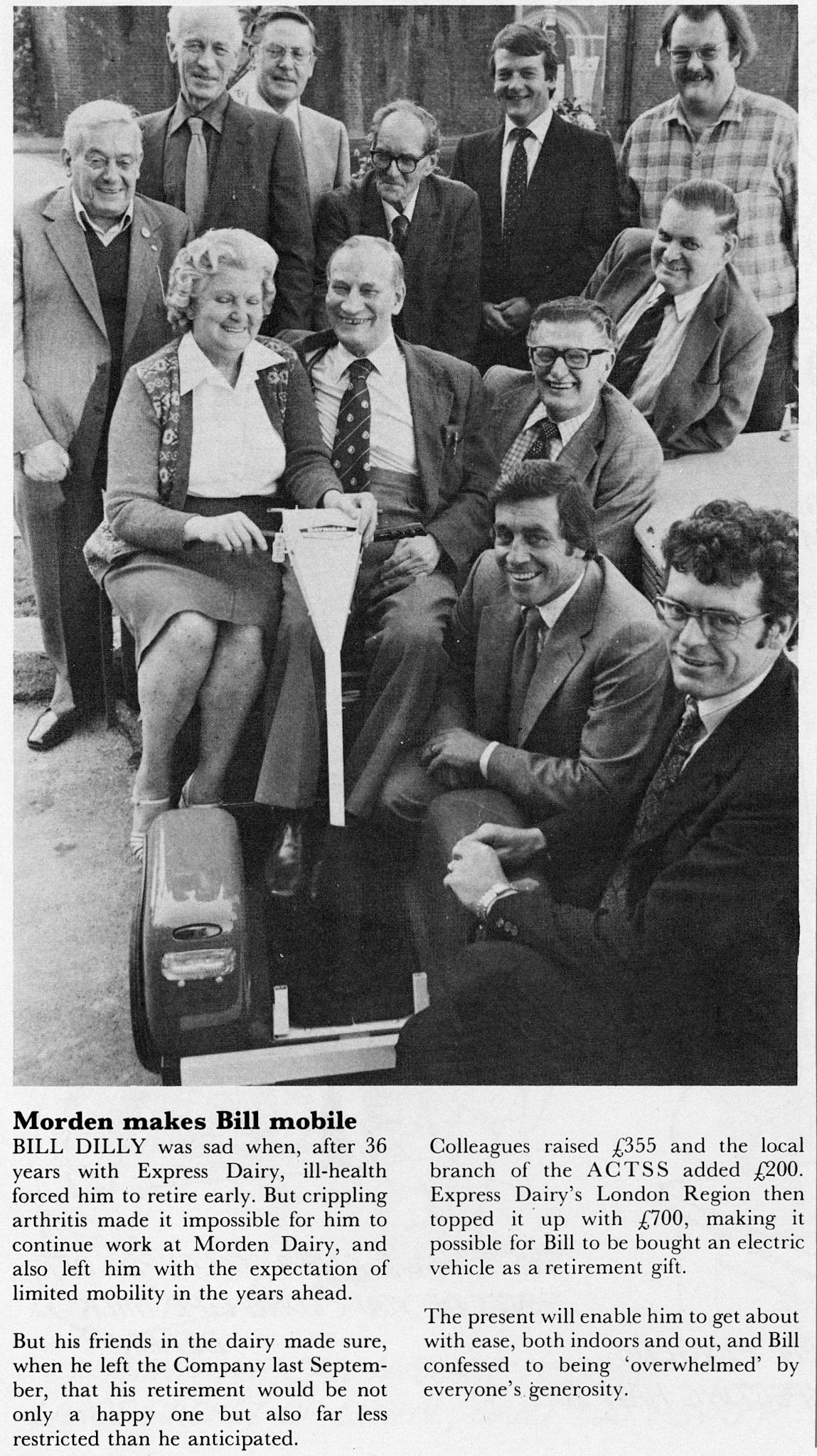 1982 Bill Dilley retirement