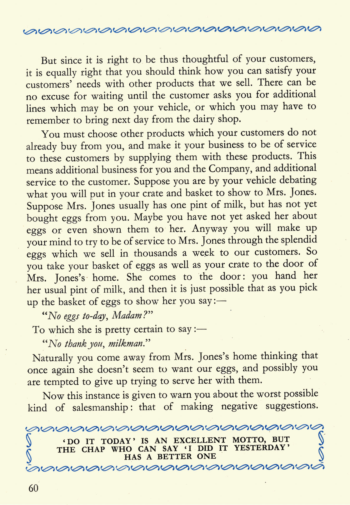 1956 Express Salesman's Manual, Fourth Edition published 1954, presented to Roger Gillard, Orpington Depot