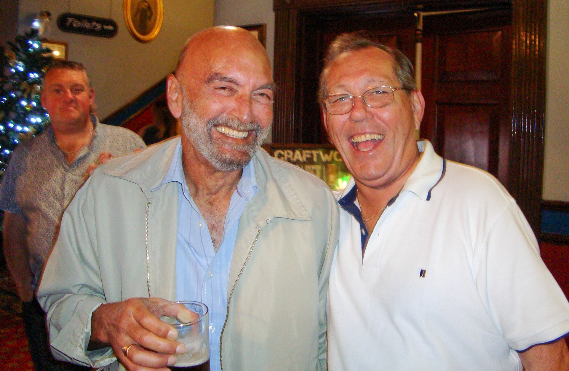 2014 Exeter Staff Reunion. Derek Howland on the left. (Courtesy Phillip Budd)