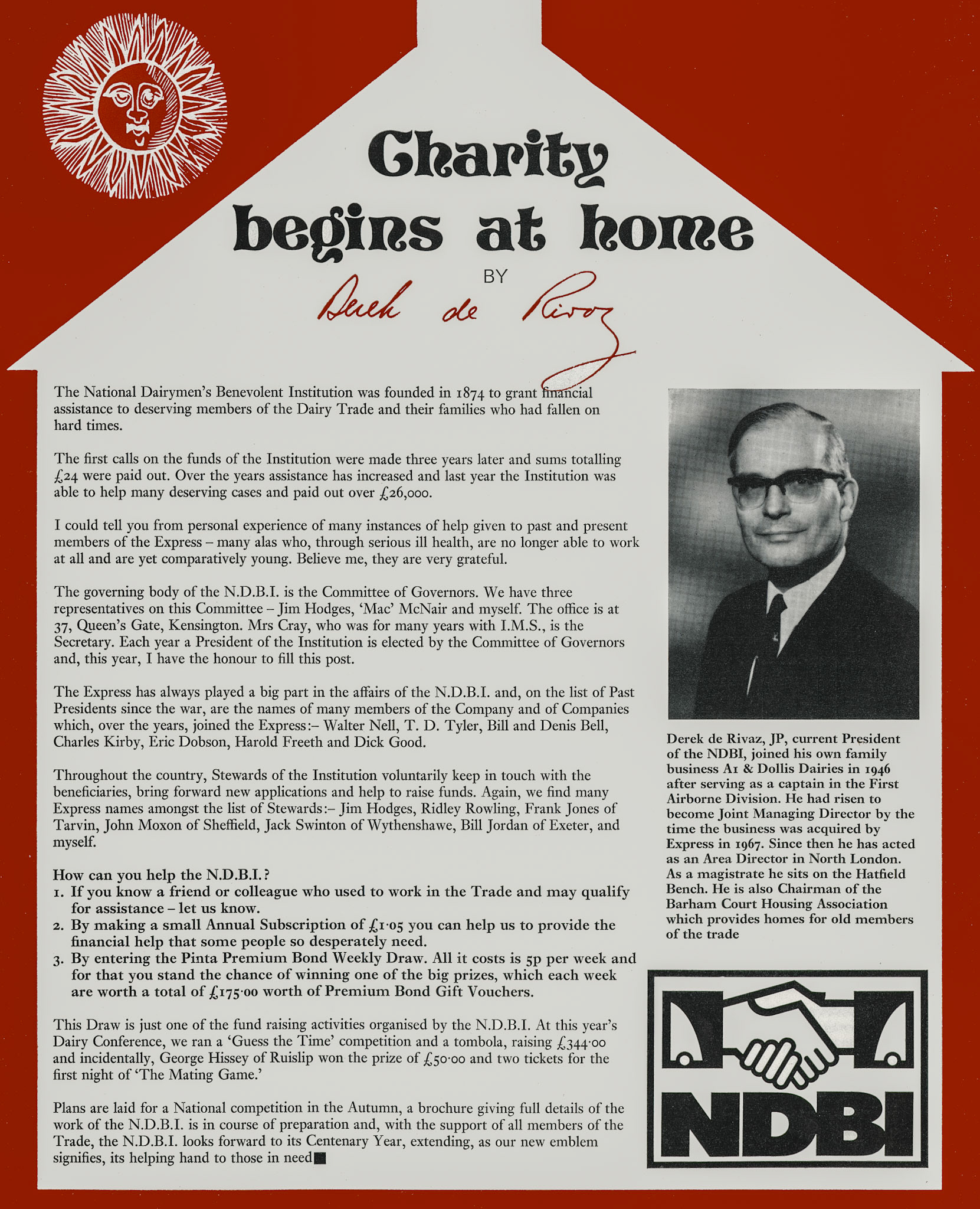 1972 NDBI by Derek de Rivaz. (Express News Autumn)