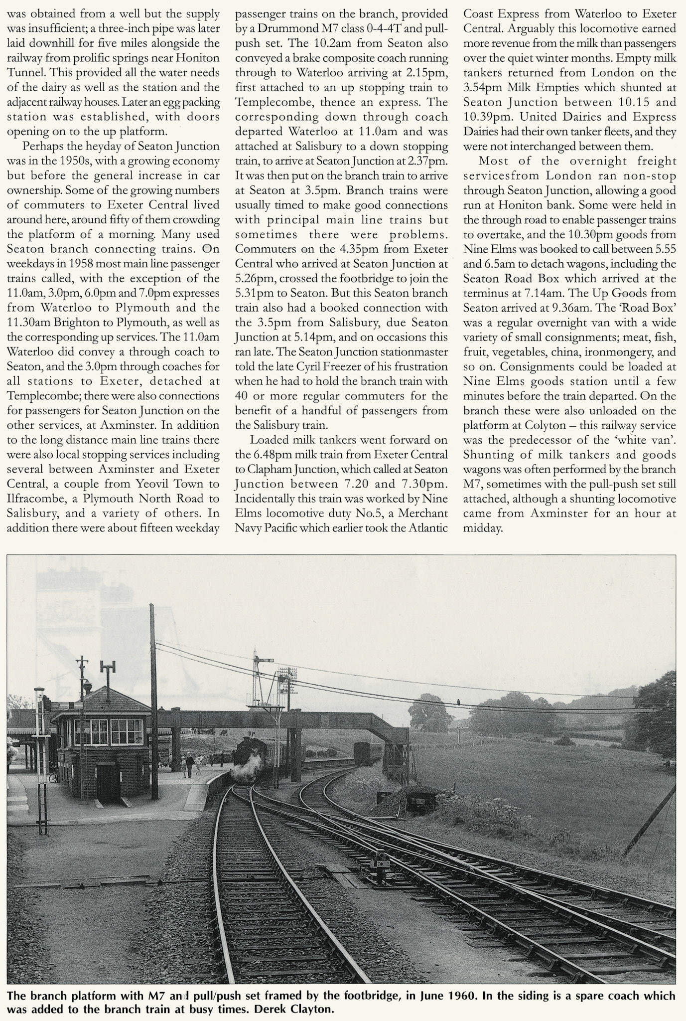 2012 Seaton Junction Survey-British Railways Illustrated August Vol 21 No 11 Page 482 (Author John Nicholas)