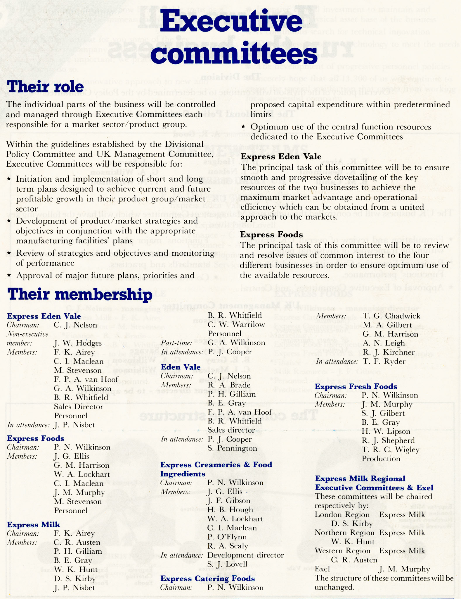 1982 “Taking shape for the 80’s” Brochure (Courtesy Tim Gray)