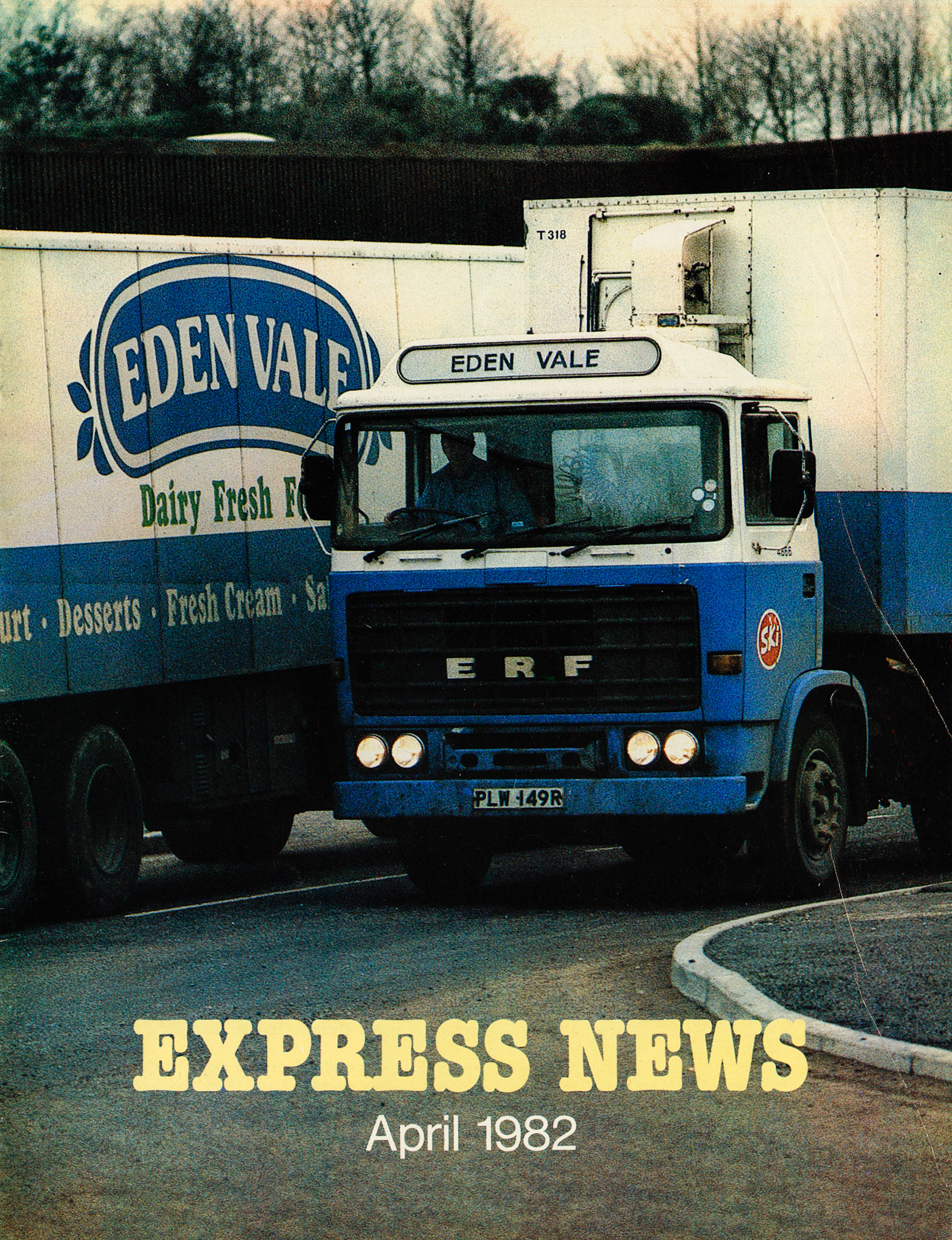 1982 Eden Vale trunkers on their way to and from the new Manchester distribution depot