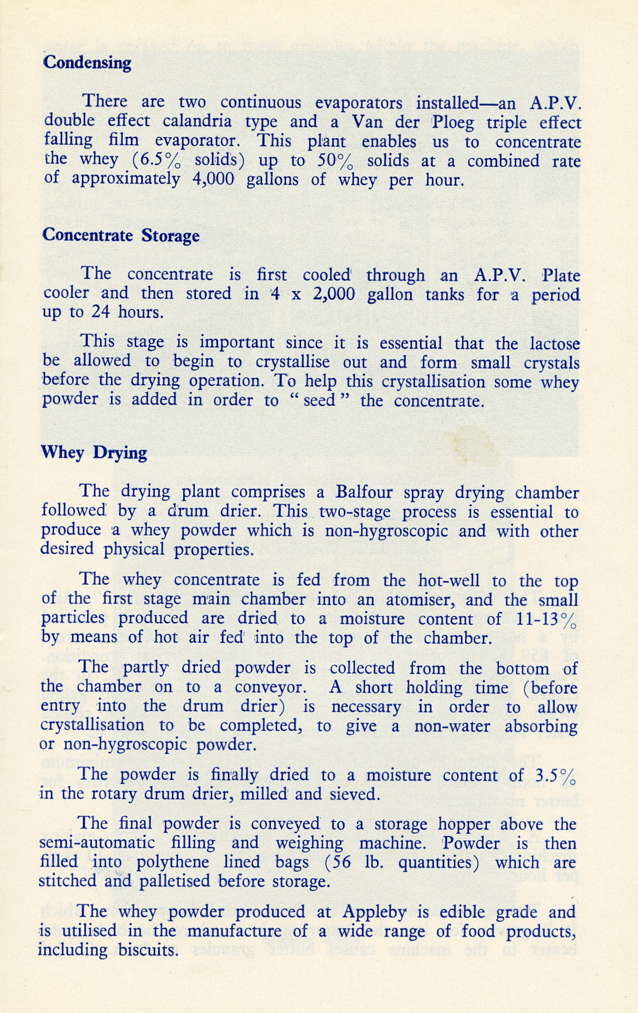1971 - Appleby Creamery 40th Anniversary Brochure