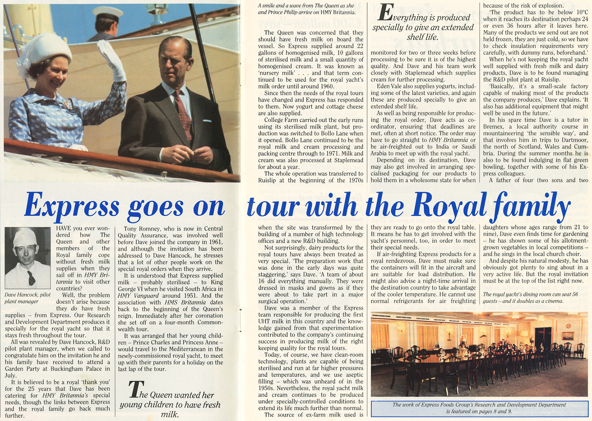 1987 Express products for the Royal family