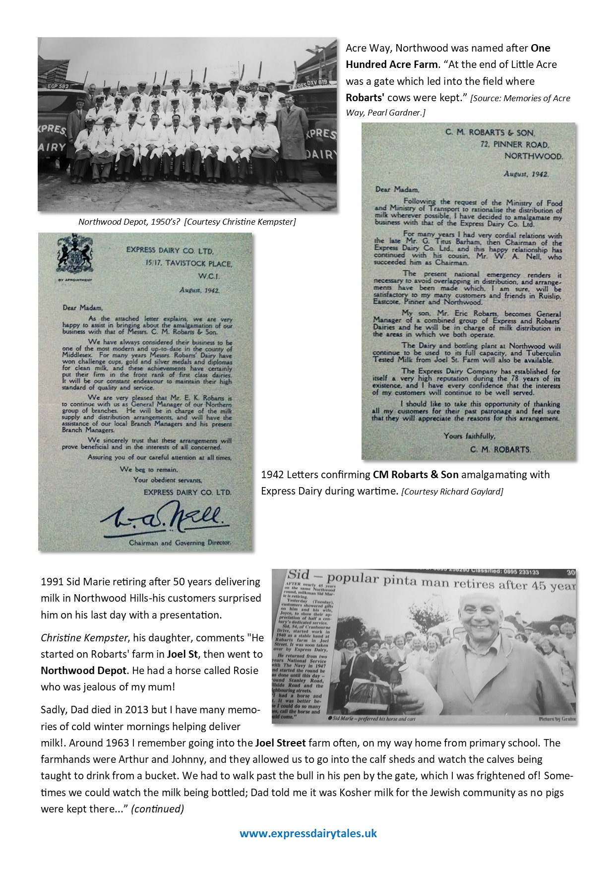 2025 Hundred Acre &amp; Joel Street Farms (Express Dairy Tales publication)