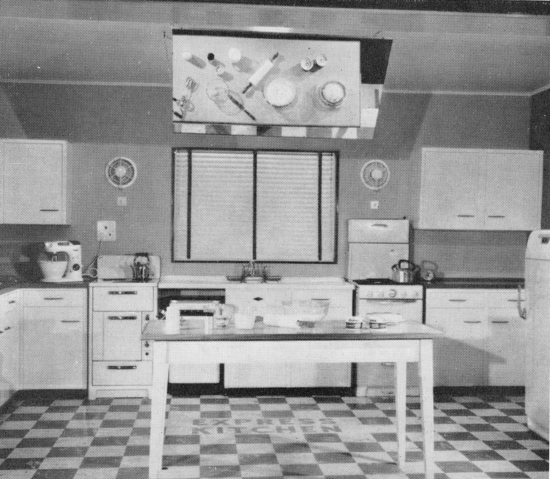 1955 South Morden-Demonstration Kitchen (Image from Official Opening Brochure, courtesy Paul Luke)