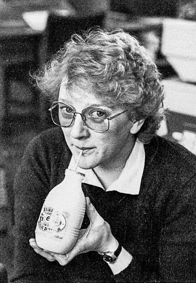 1984 Mary Boyle, second office clerk, shows us what it's all about. The banana flavoured low fat milk drink she is tasting has been carefully processed, blended, bottled, labelled and packaged by a team of 70 employees, each playing a different but important role in the dairy. Mary is one of four working in the Bradford general office, where her duties include looking after telesales, which she feeds into the computer through a VDU link on a daily basis. She has been with Express for eight years. Mary had been unemployed for just six weeks after leaving school before finding the Express Dairy job through an employment agency. Husband Garry, to whom she has been married for 4 years, usually drops her at the office each morning but Mary hopes soon to be able to drive herself to work. She is having driving lessons but admits she still gets nervous. At home, Mary likes to 'attempt knitting' and read thrillers. She's an Agatha Christie fan and she likes Ed McBain's books too. She's also a crossword addict. 'I try to do the Yorkshire Post crossword every day. (Express News Spring)