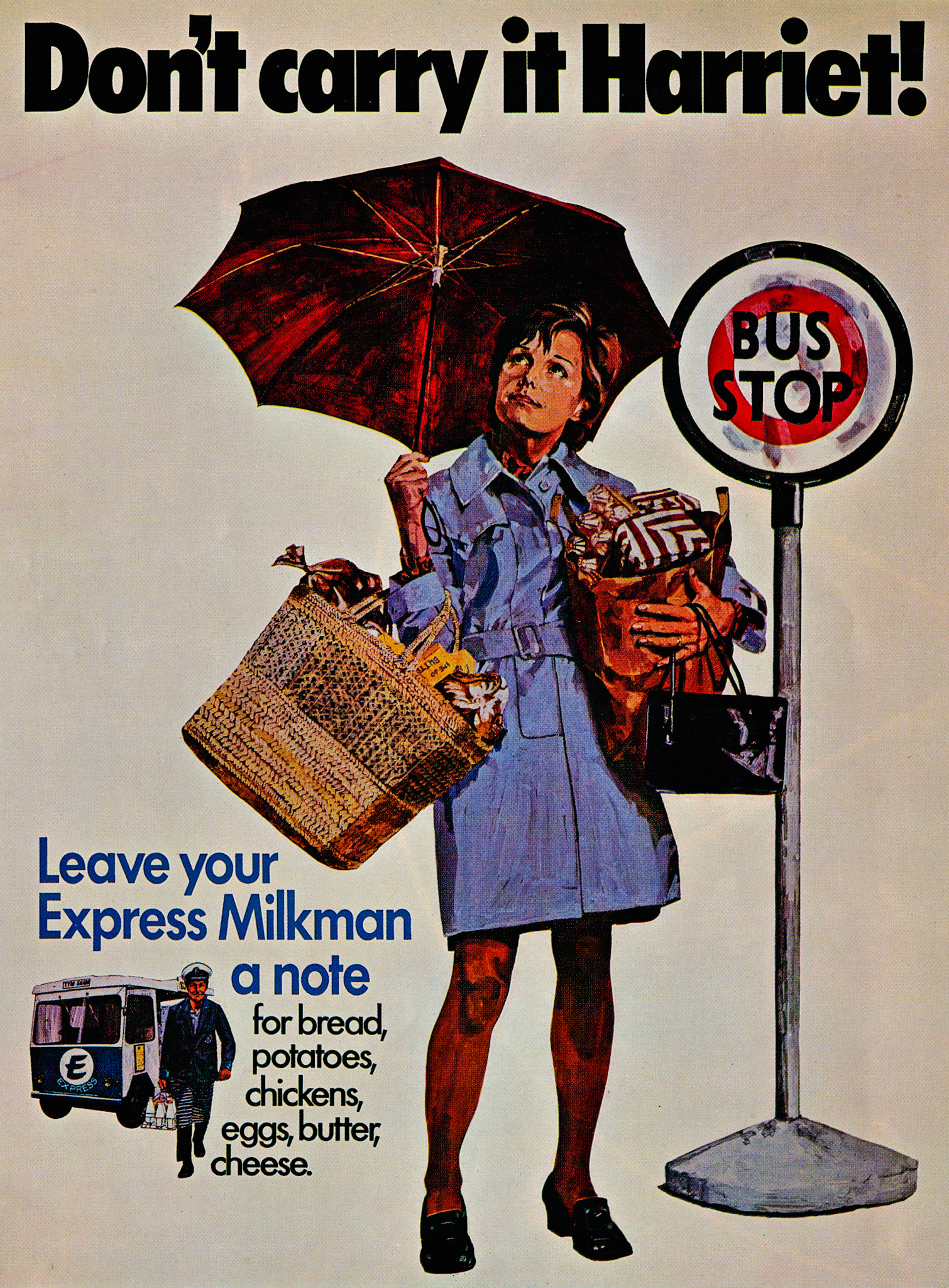 1974 'Don't carry it Harriet!' advertising campaign
