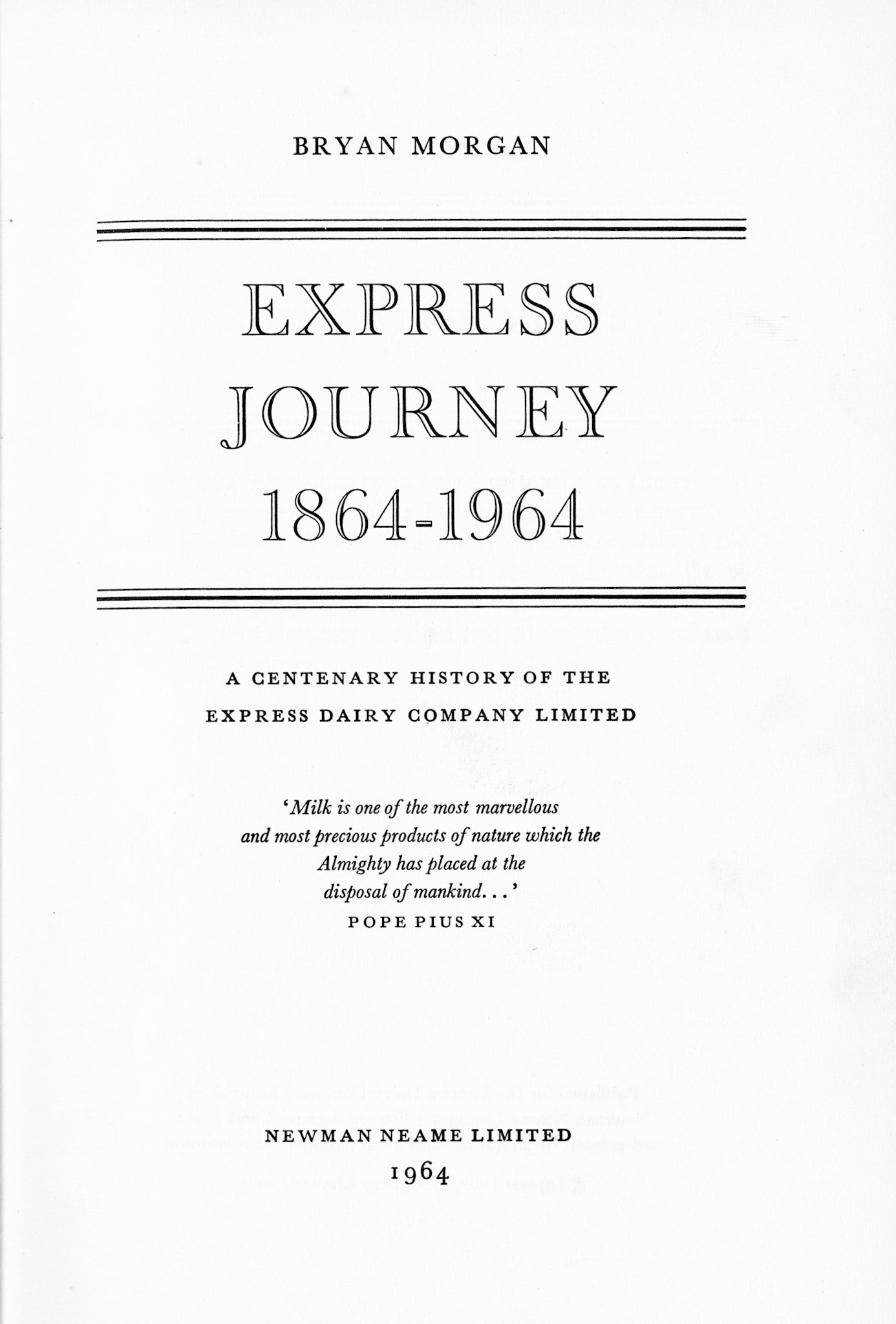 Express Journey (Book) 1964 - Frontispiece