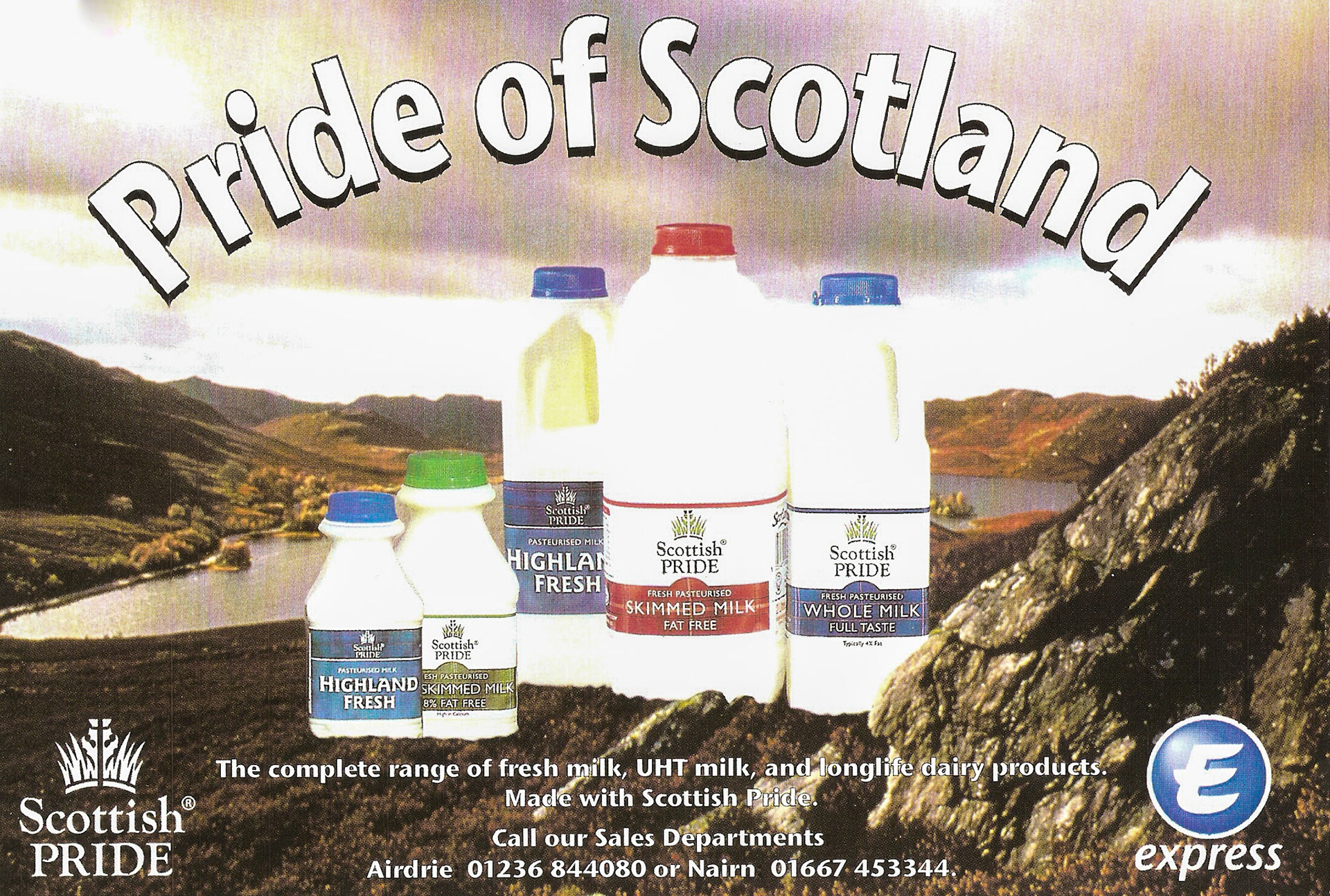 1990's Scottish Pride advertisement (Courtesy Paul Luke)