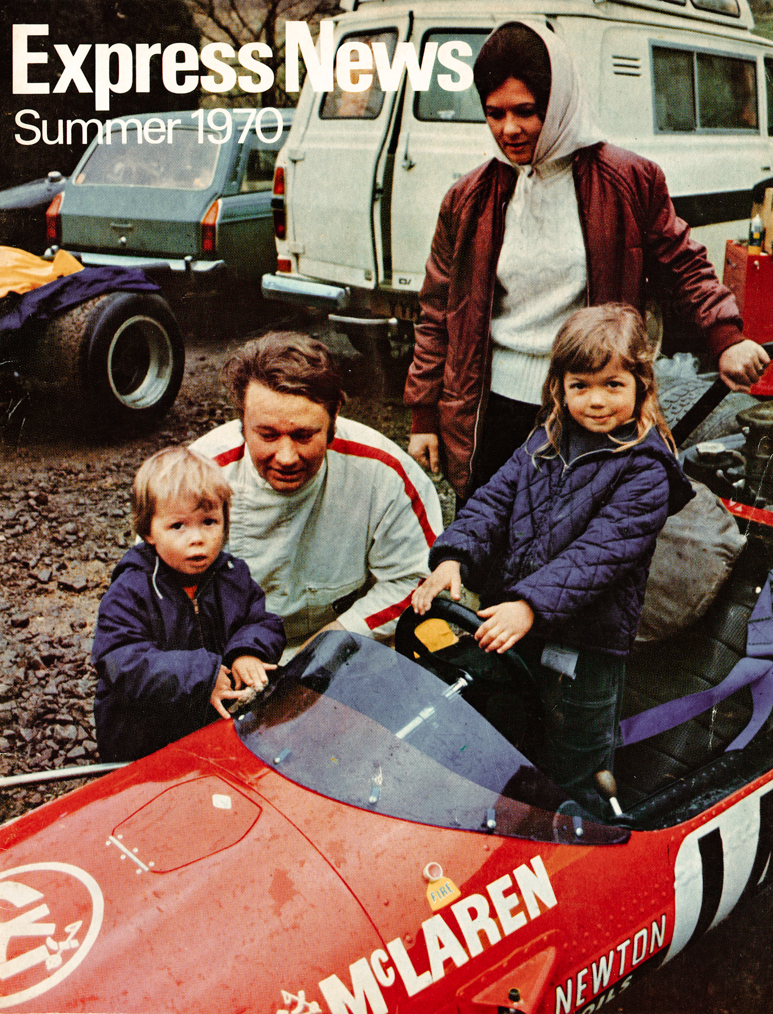 1970 David Good, Eden Vale Commercial Director with his wife Ginny and James and Melissa, two of their three children