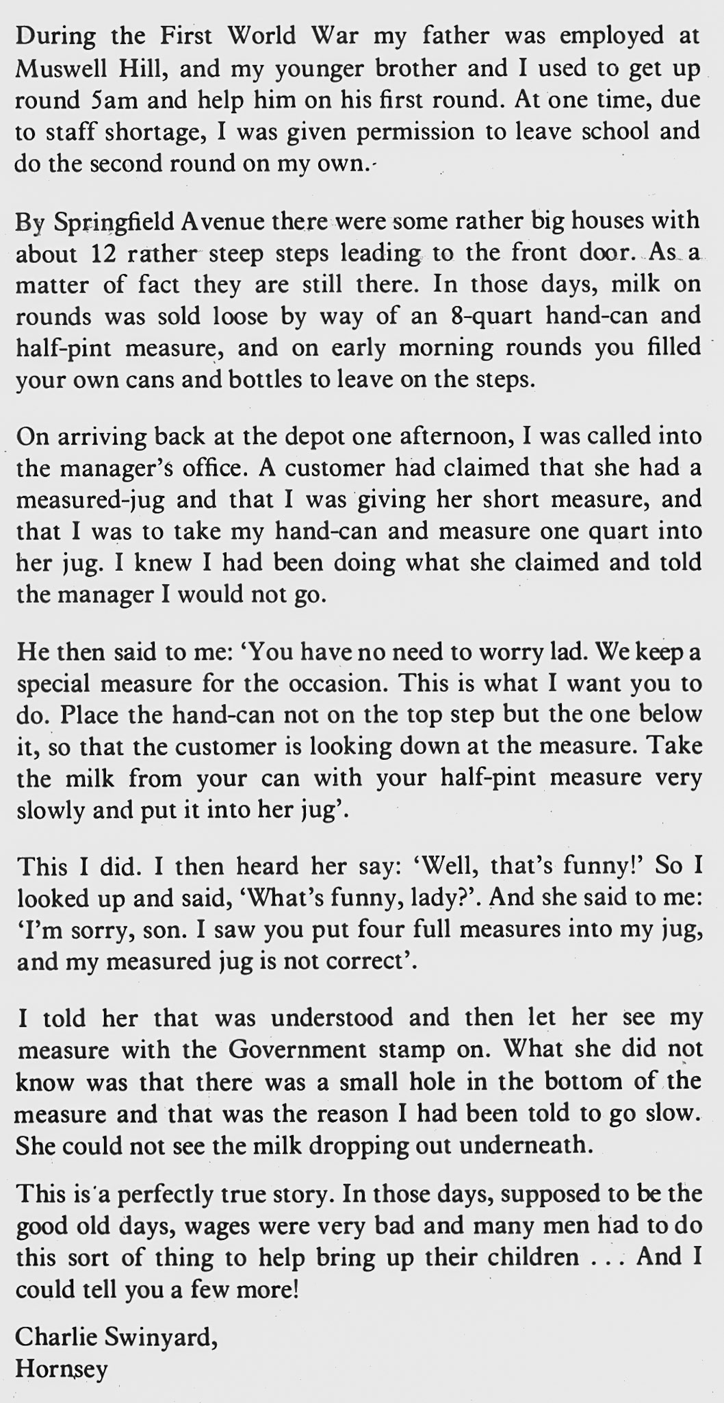 1978 Muswell Hill memories. (Express News Autumn)