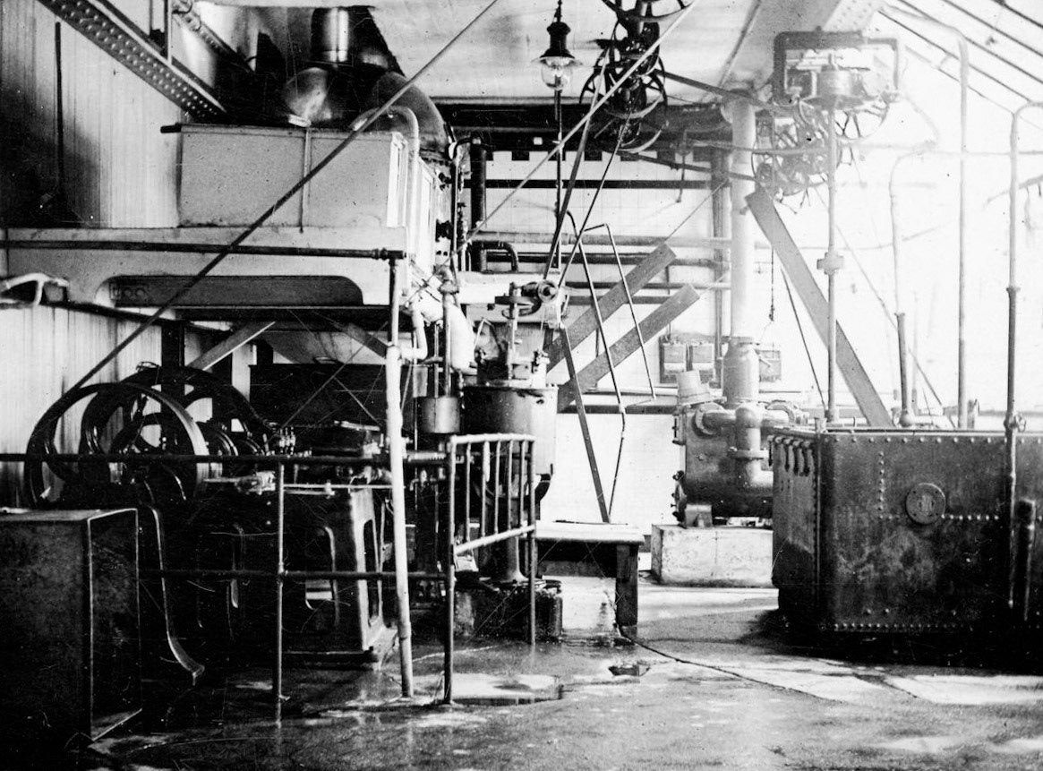 1926 Burgess Creamery interior, Gartside Street, Manchester (Image courtesy of Manchester Libraries)