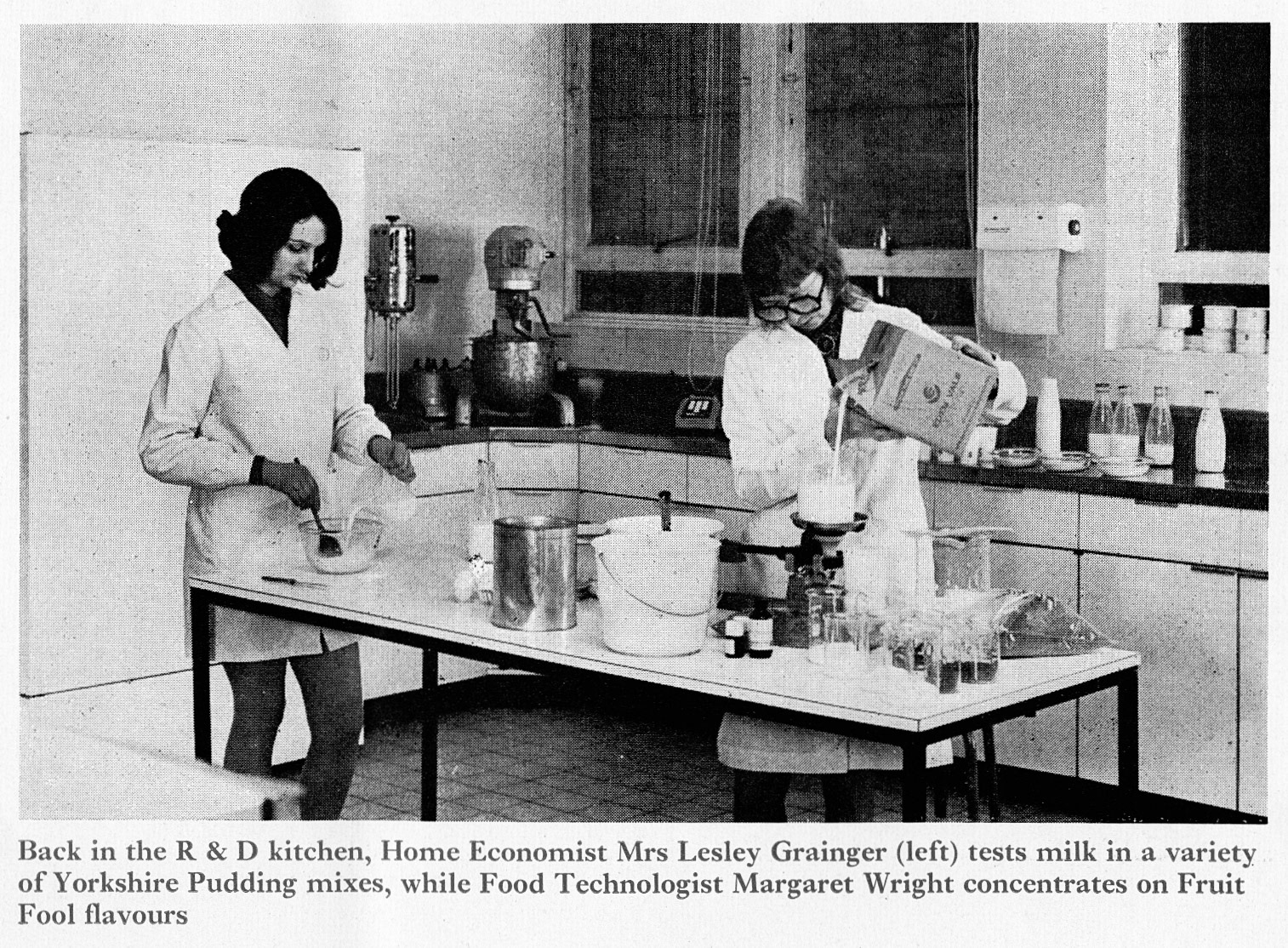 1973 South Ruislip Research and Development Kitchen with Lesley Grainger and Margaret Wright