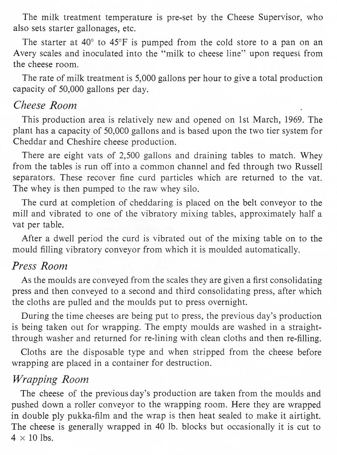 1970's Ruyton Creamery Visitors Brochure. (Courtesy Peter Ellis, Ruyton Revisited FB Group)