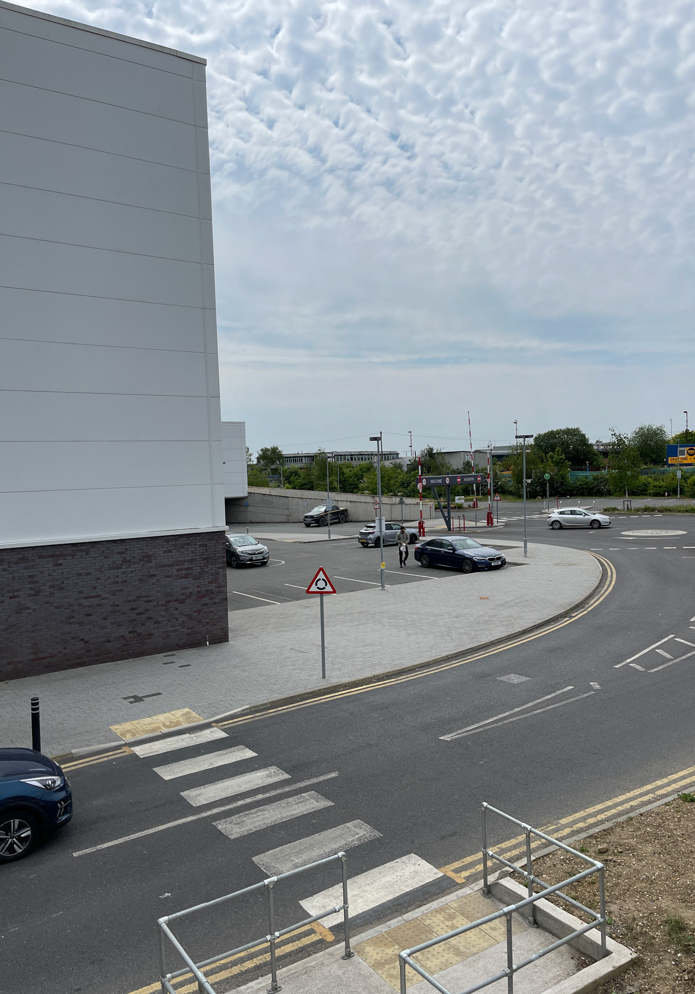 . Processing Dairy was where the cars are parked outside.