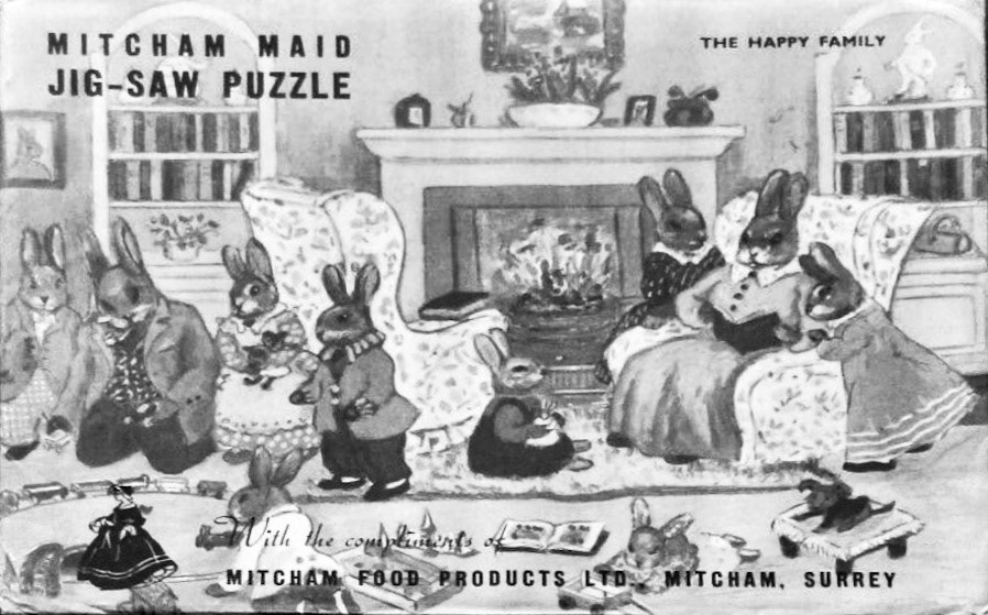 1950's? Mitcham Foods jigsaw puzzle (Courtesy Martin Weselby)