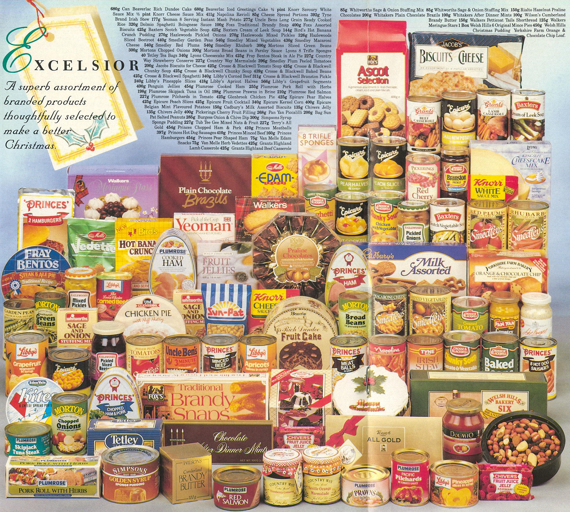 1989 Christmas Hampers leaflet (Courtesy Paul Luke)