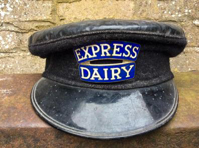 1950's Express Dairy cap, courtesy of Iain Dargue (his father's)