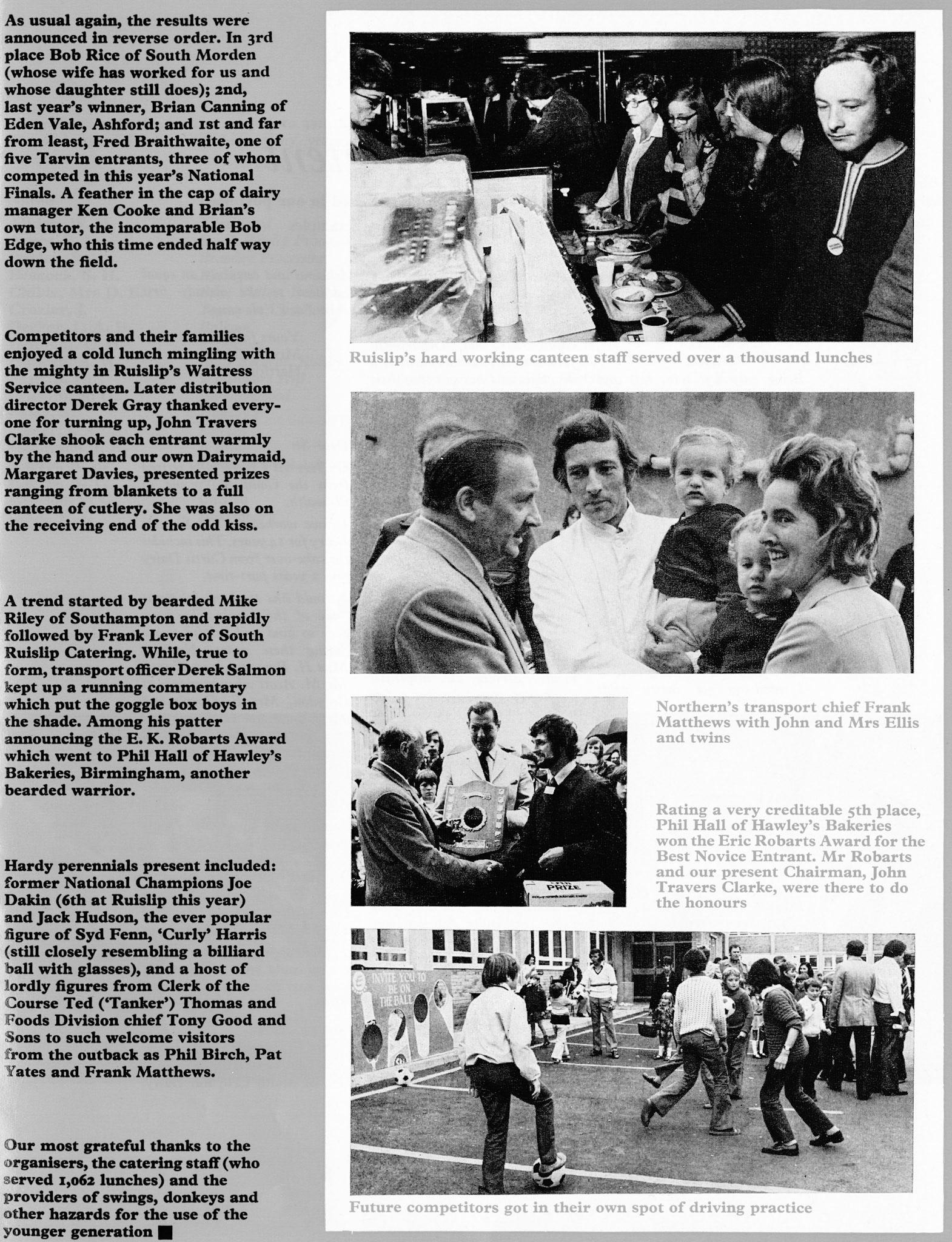 1974 Company Driver of the Year at South Ruislip