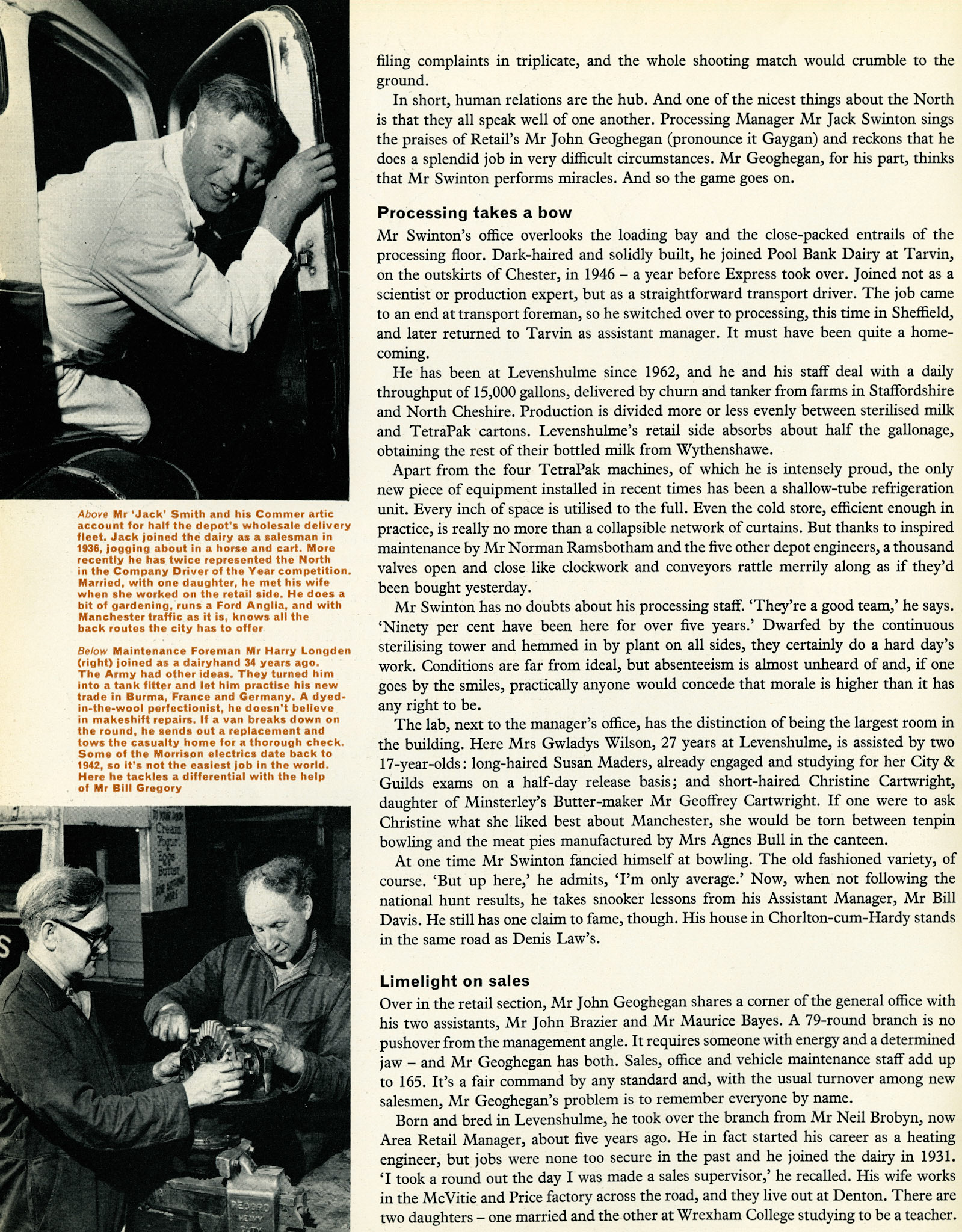 1967 Levenshulme Dairy