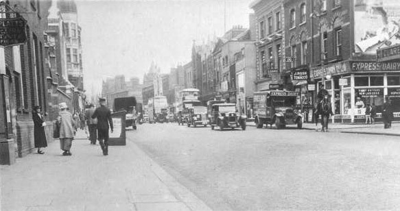 Shop and delivery truck at Hammersmith Road, W London. (Courtesy Richard Gaylard)