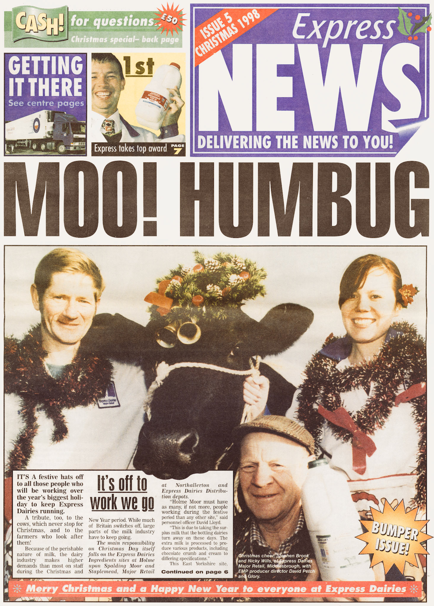 1998 Christmas-Express News Front Cover