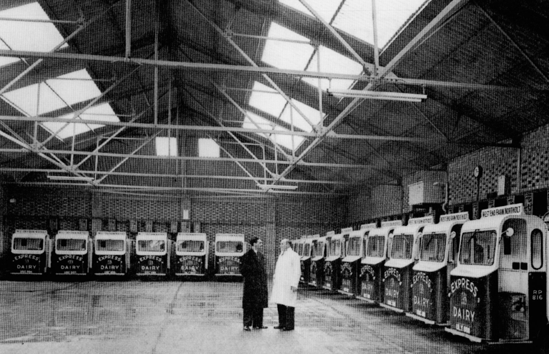 1964 - Northolt Depot, West End Farm. From Supply &amp; Transport feature in Express Story 1864 - 1964