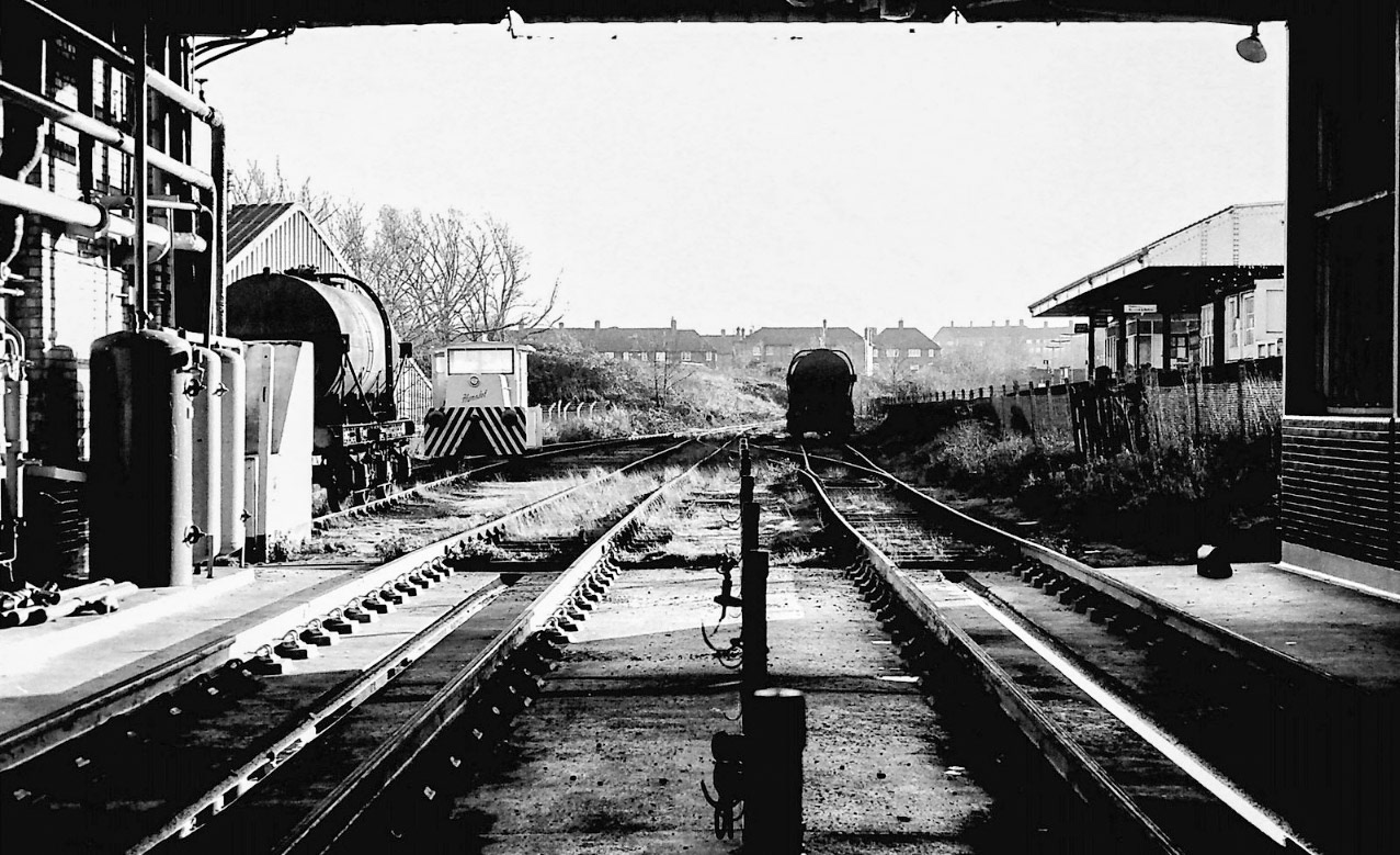 1970's undercover rail siding (Courtesy Geoff Smith, Flickr)